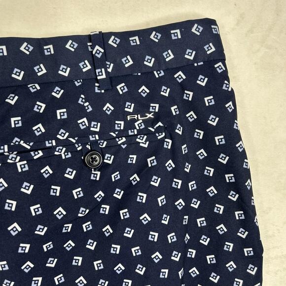 Ralph Lauren RLX Shorts Mens 44Golf Stretch Performance Geo Print Polyester - Picture 8 of 8